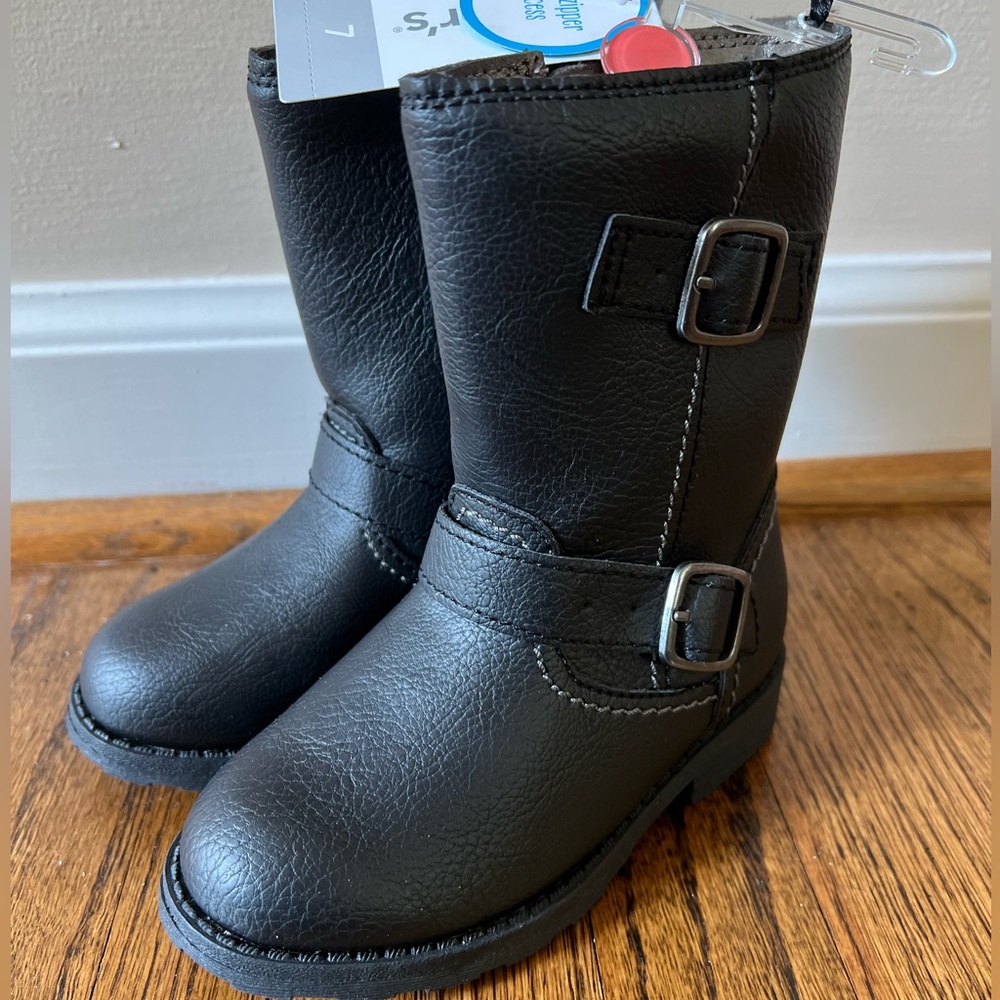Carter's Motorcycle Inspired Toddler Boots